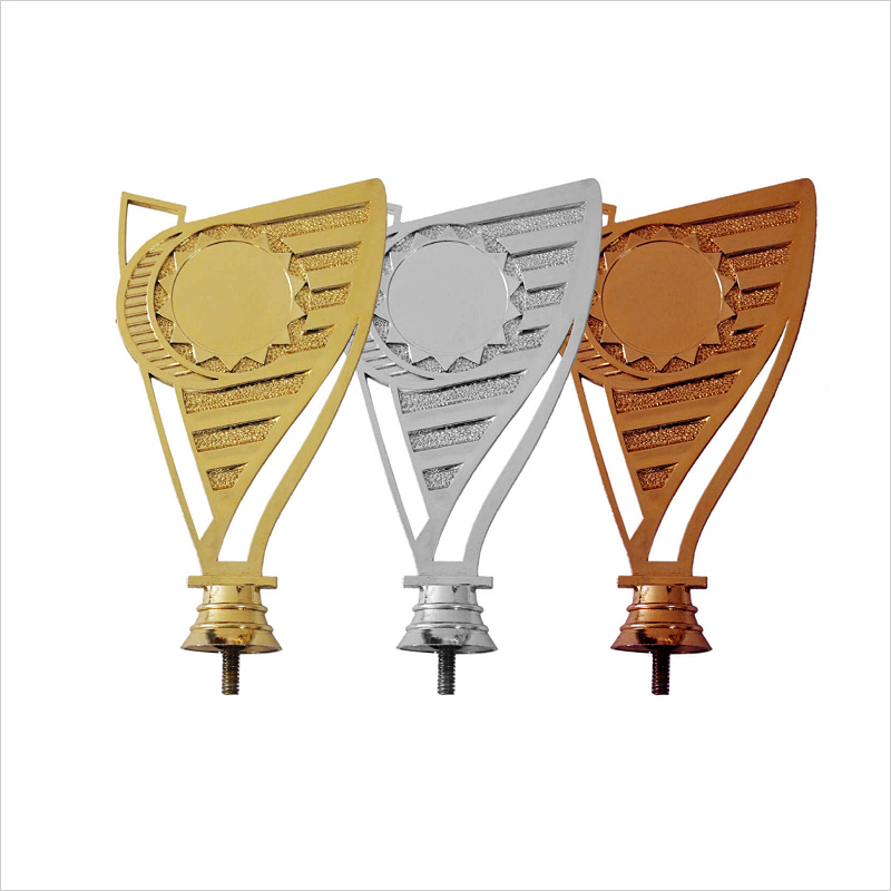 SM-009 - Plastic Trophy Top (Gold, Silver, Bronze)