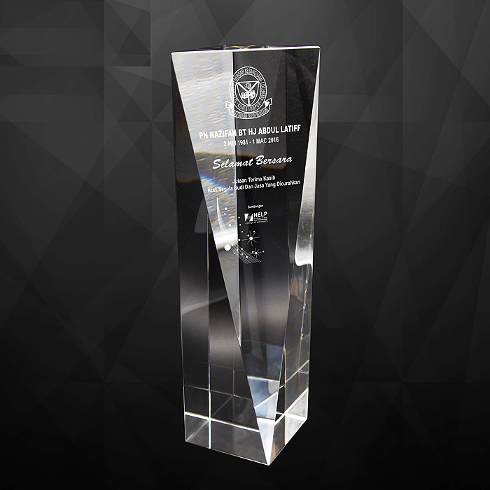 9254 Exclusive Crystal Plaques