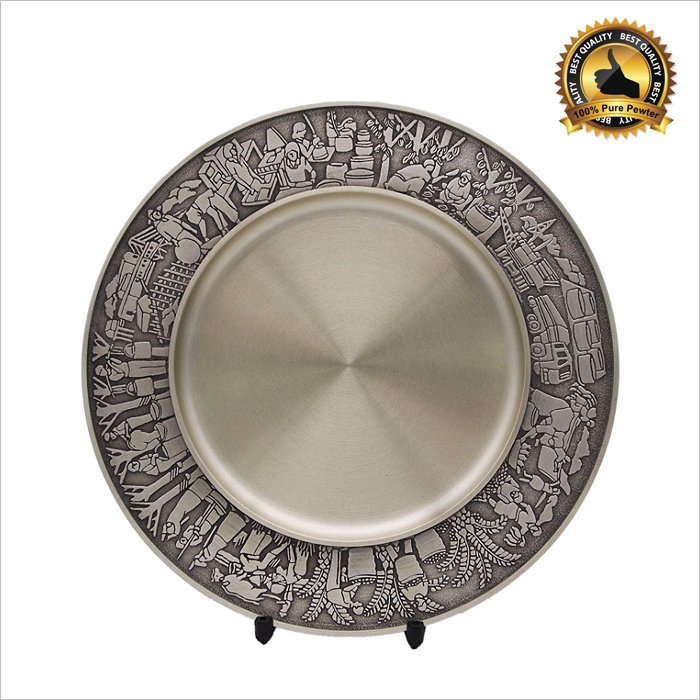 7226 - Malaysian Industrial Pewter Plate