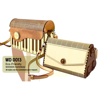 WD 0013 - ECO-Friendly Wooden Handbag