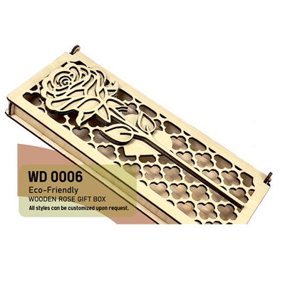 WD 0006 - ECO-Friendly Wooden Rose Gift Box