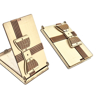 WD 0003 - ECO-Friendly Wooden Ribbon Display Box