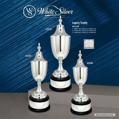 WS6229 - White Silver Trophy