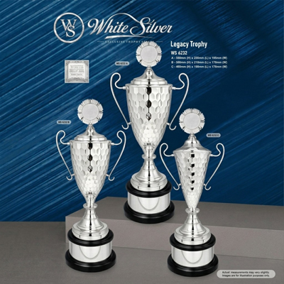 WS6232 - White Silver Trophy