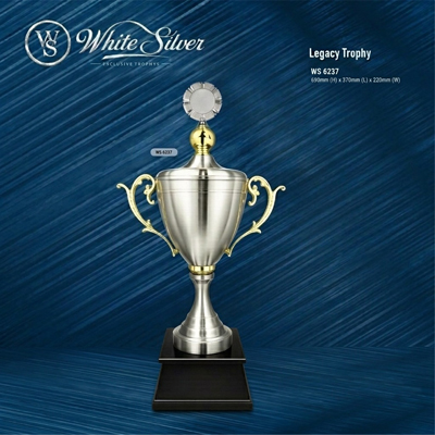 WS6237 - White Silver Trophy