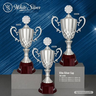 WS6200 - White Silver Trophy