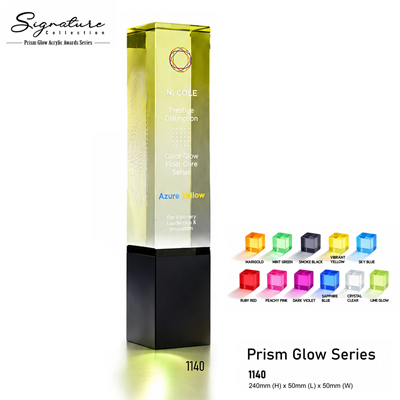 1140 - Prism Glow Series Acrylic Award