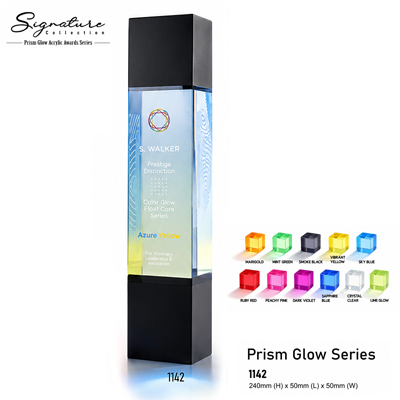1142 - Prism Glow Series Acrylic Award