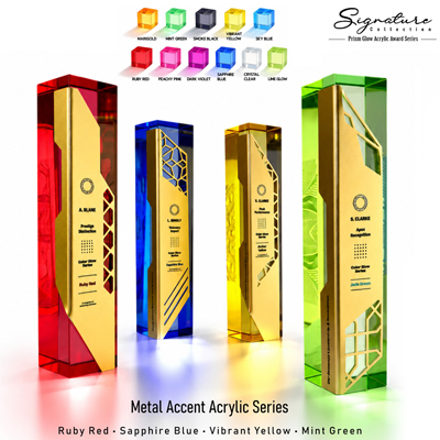 1154 - Prism Glow Series Acrylic Award