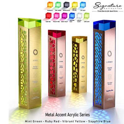 1155 - Prism Glow Series Acrylic Award