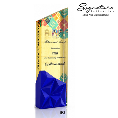 1163 - Artisan Prism Acrylic Award
