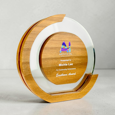 7787 - Wooden Metal Award