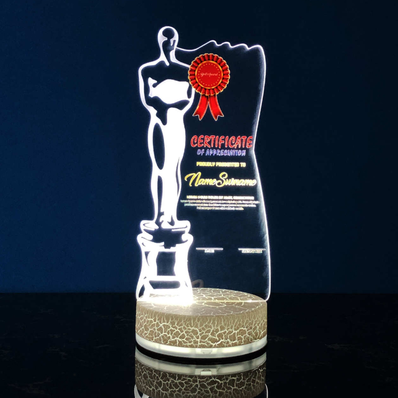 Led Lit Signs Trophe 5062 Acrylic LED Lighting Trophy